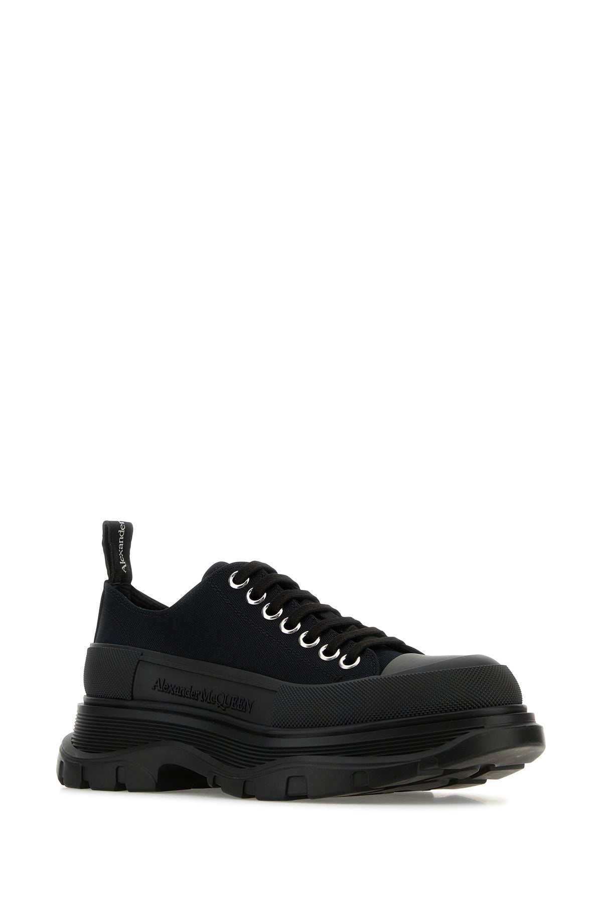 Black canvas Tread Slick sneakers - 2
