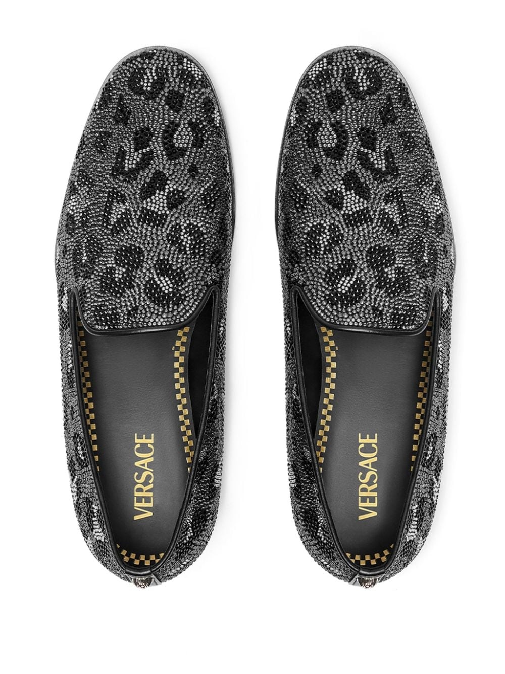 leopard-print loafers - 3