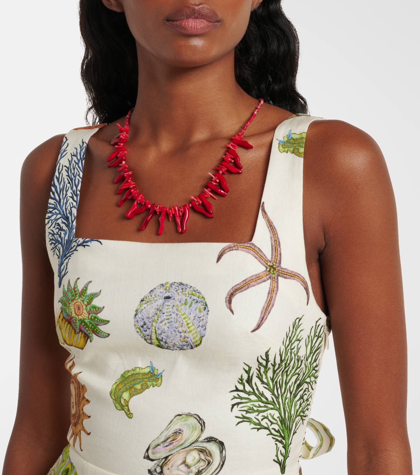 Sea linen minidress - 4