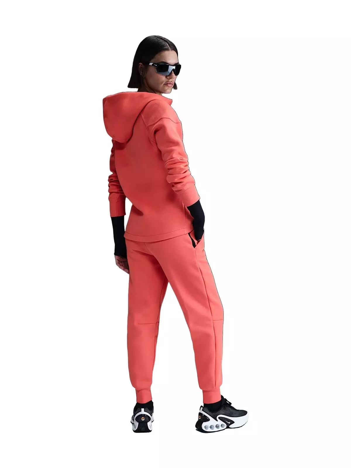 Women's Sportswear Tech Fleece Mid-Rise Joggers - Orange - 5