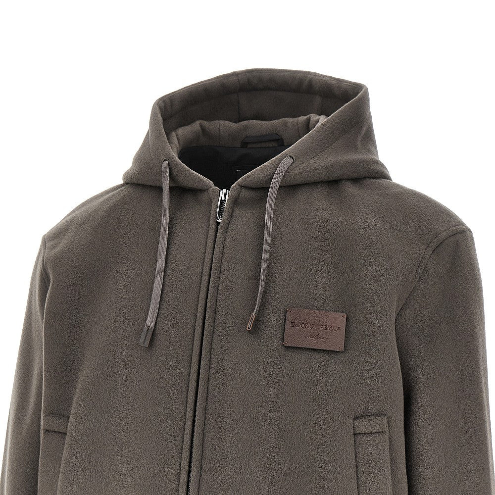 VIRGIN WOOL CLOTH BLOUSON - 2