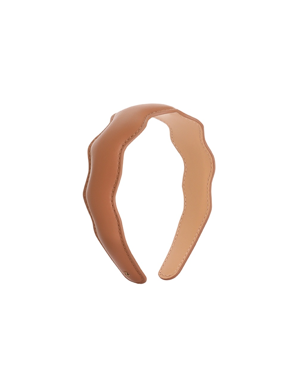 LEATHER WAVE HEADBAND - 1