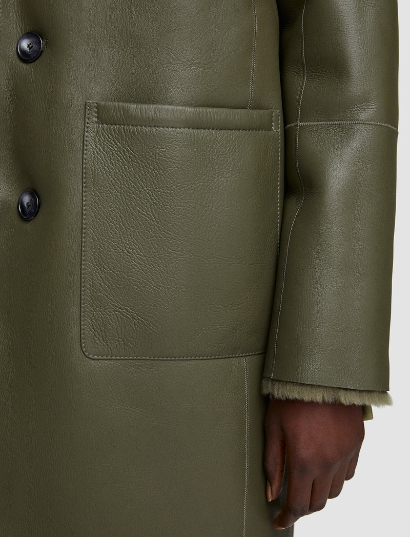 Reversible Shearling Britanny Coat 6