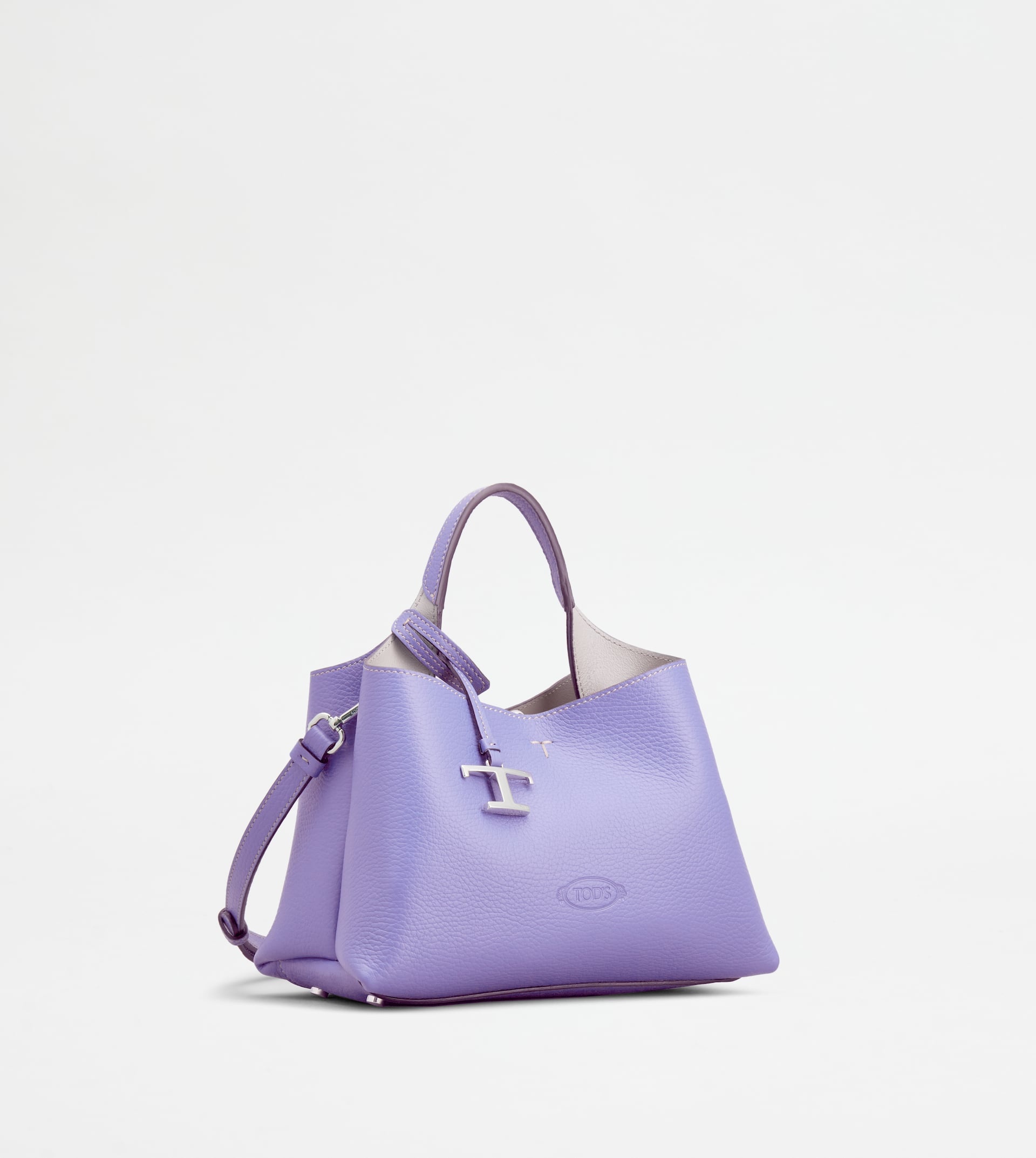 BAG IN LEATHER MICRO - VIOLET - 2