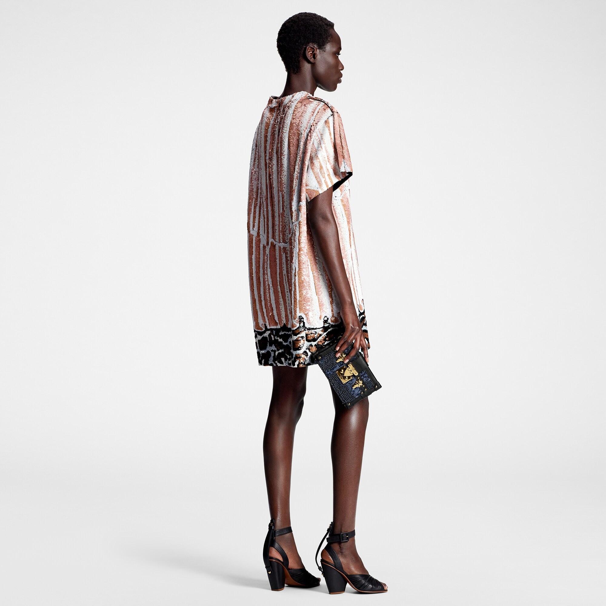 Animal Sequin T-Shirt Dress - 3
