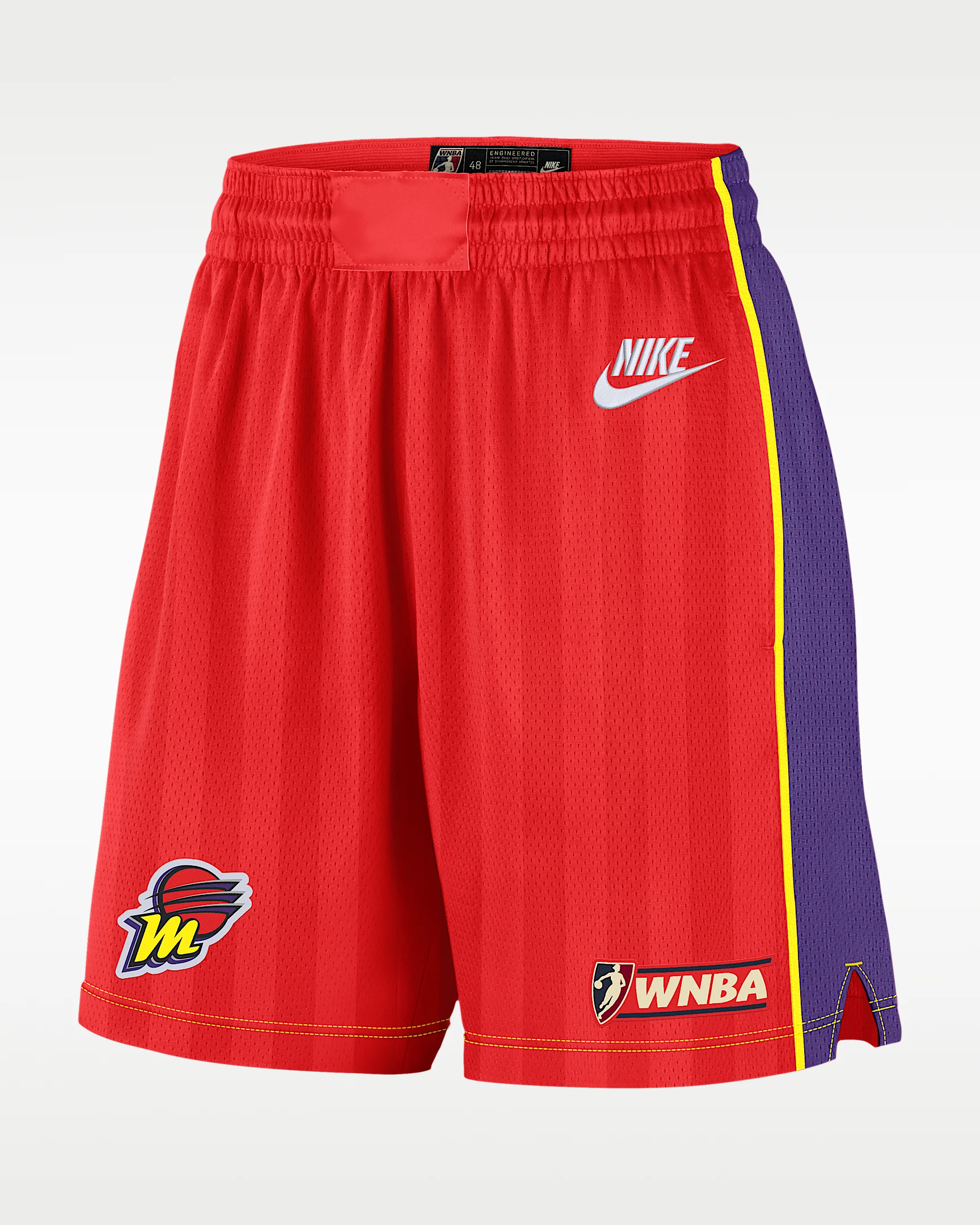 Phoenix Mercury Court Origins Nike Women's Dri-FIT Victory Knee-Length Shorts - 1