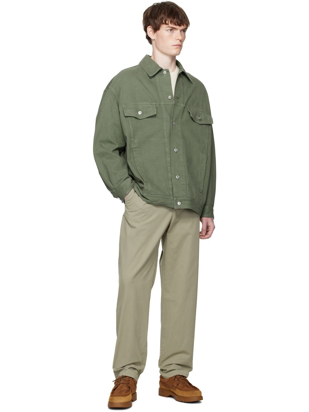 Beige Lawrence Trousers - 4