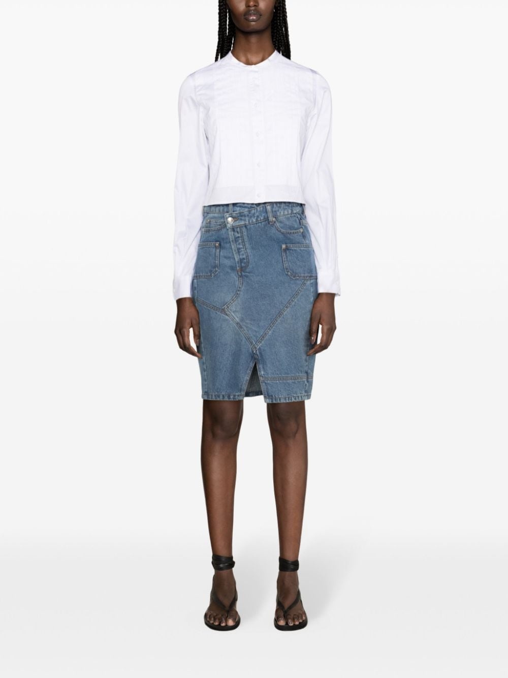 Jinko denim midi skirt - 2