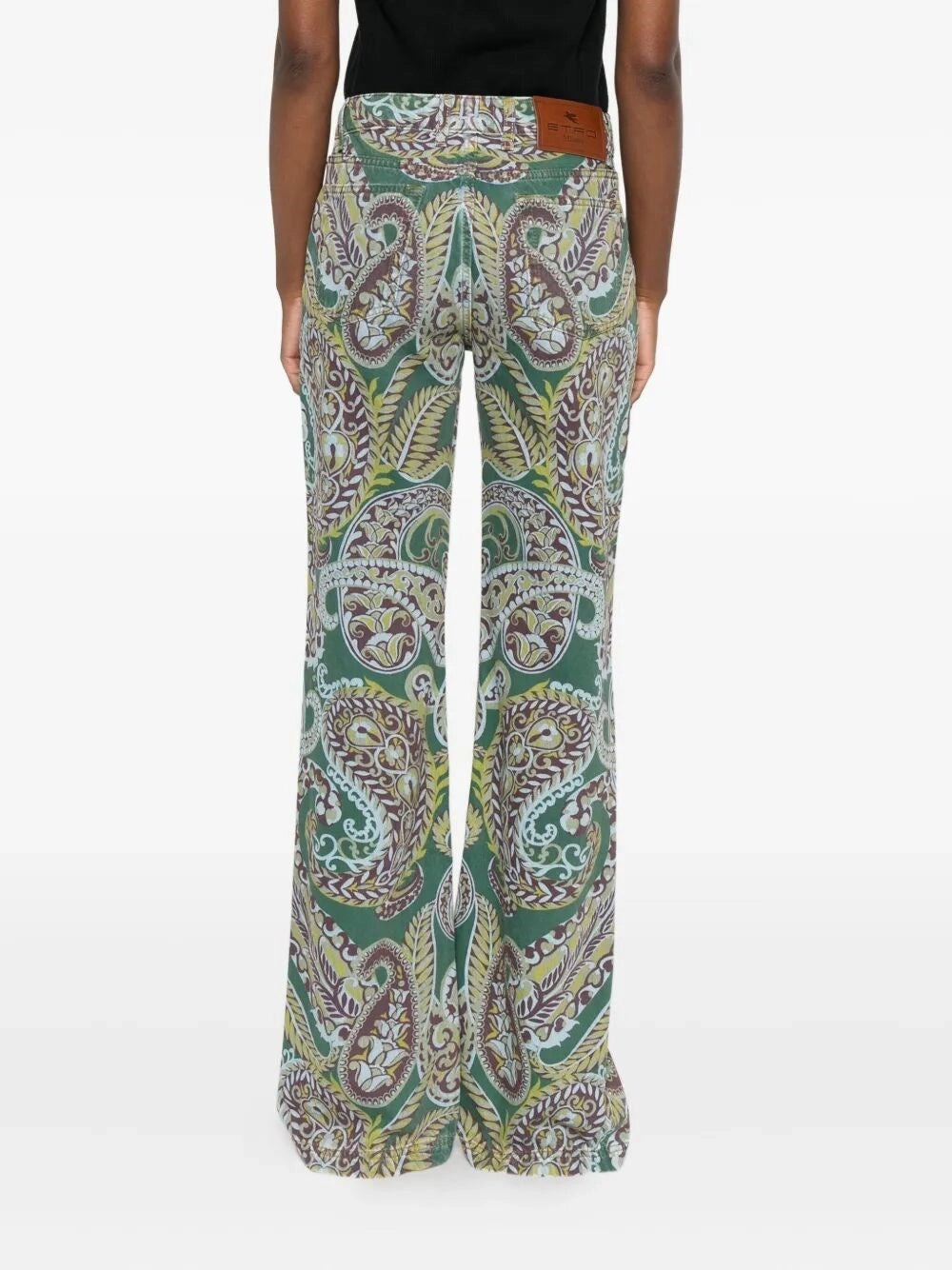 Etro Women Long Flared Jeans - 4