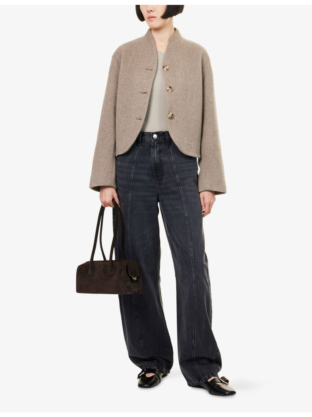 Owen Boxy-Fit Wool-Blend Jacket - 2