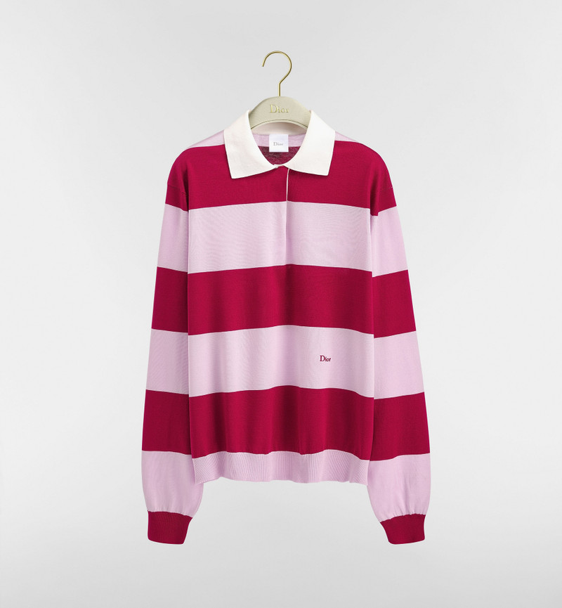 Dior Marinière Long-Sleeved Polo Shirt 1