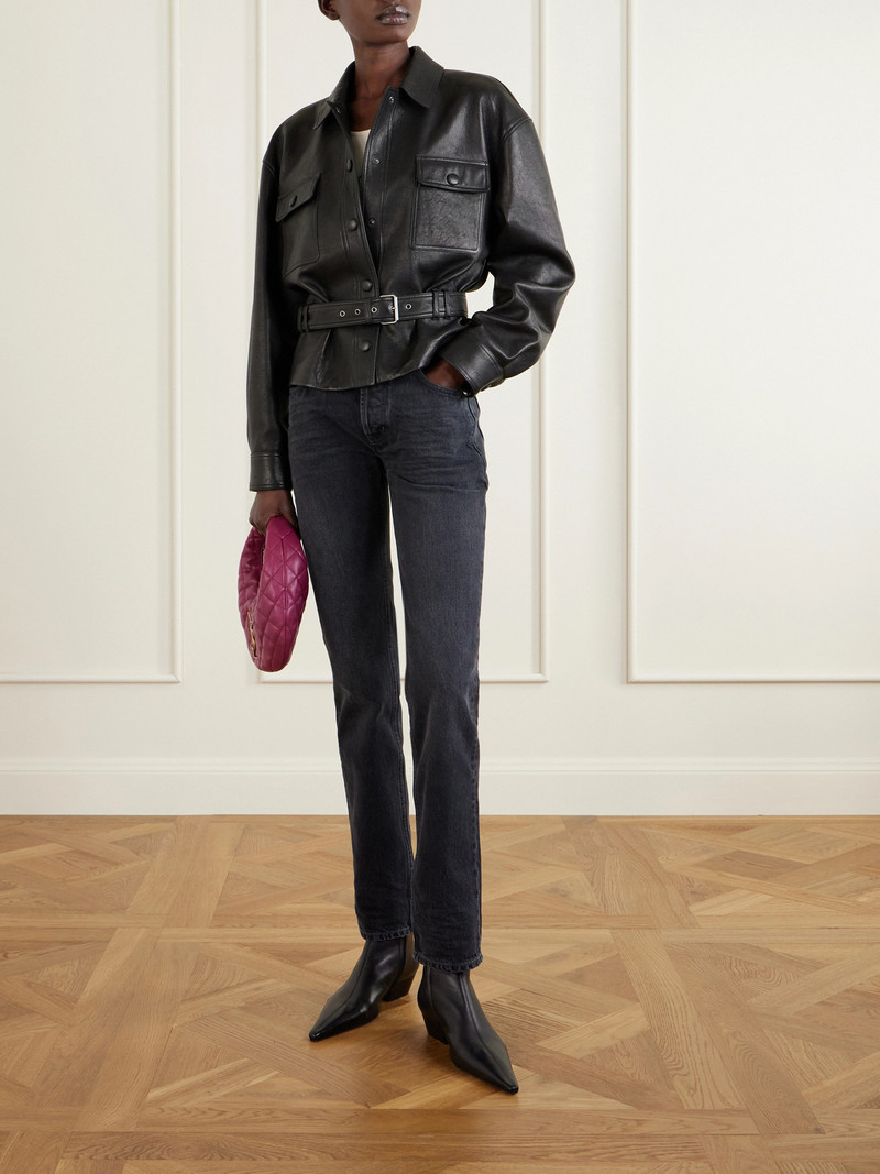 SAINT LAURENT High-rise Straight-leg Jeans outlook