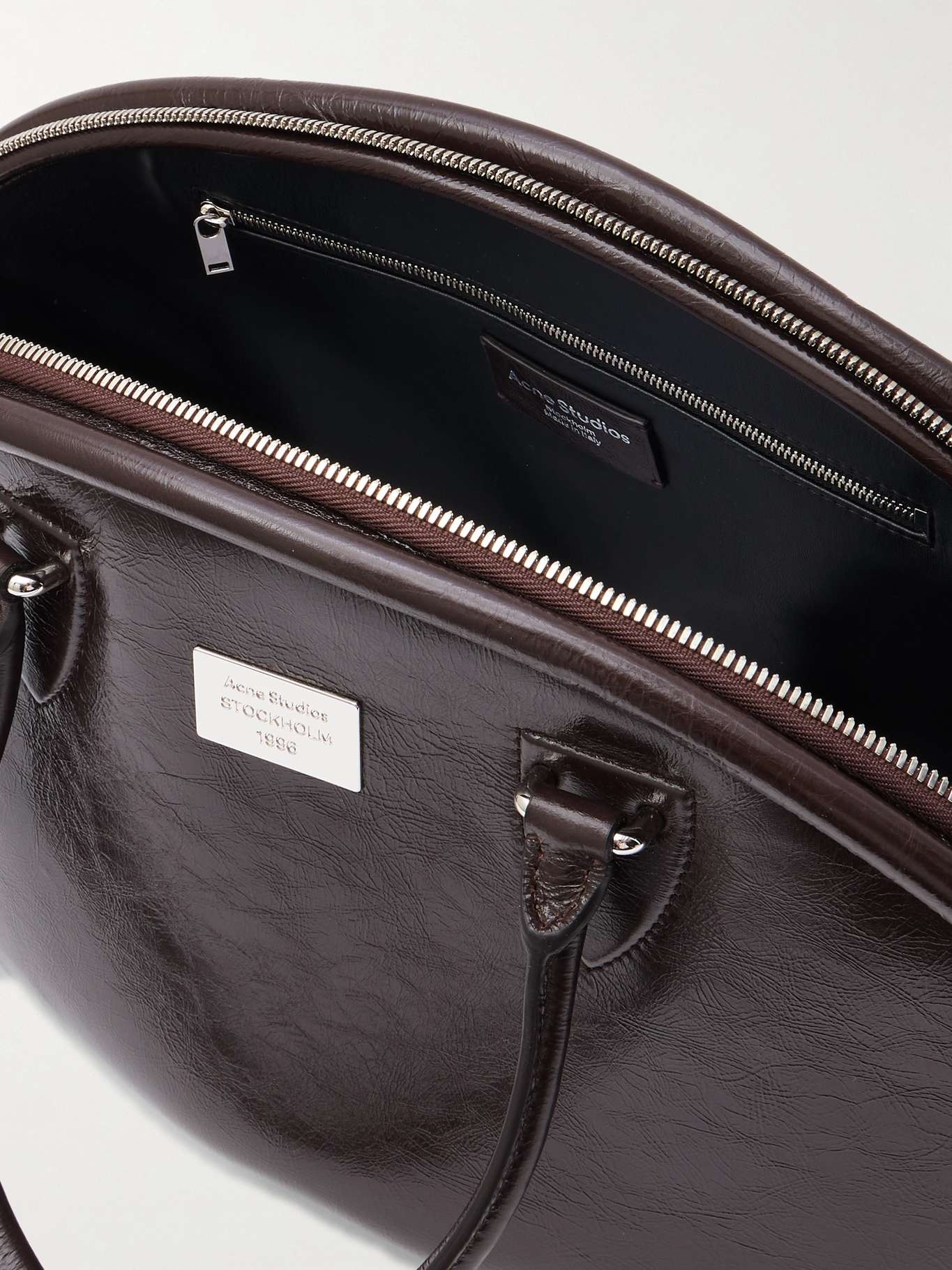 Bowlina leather tote Dark brown - 5