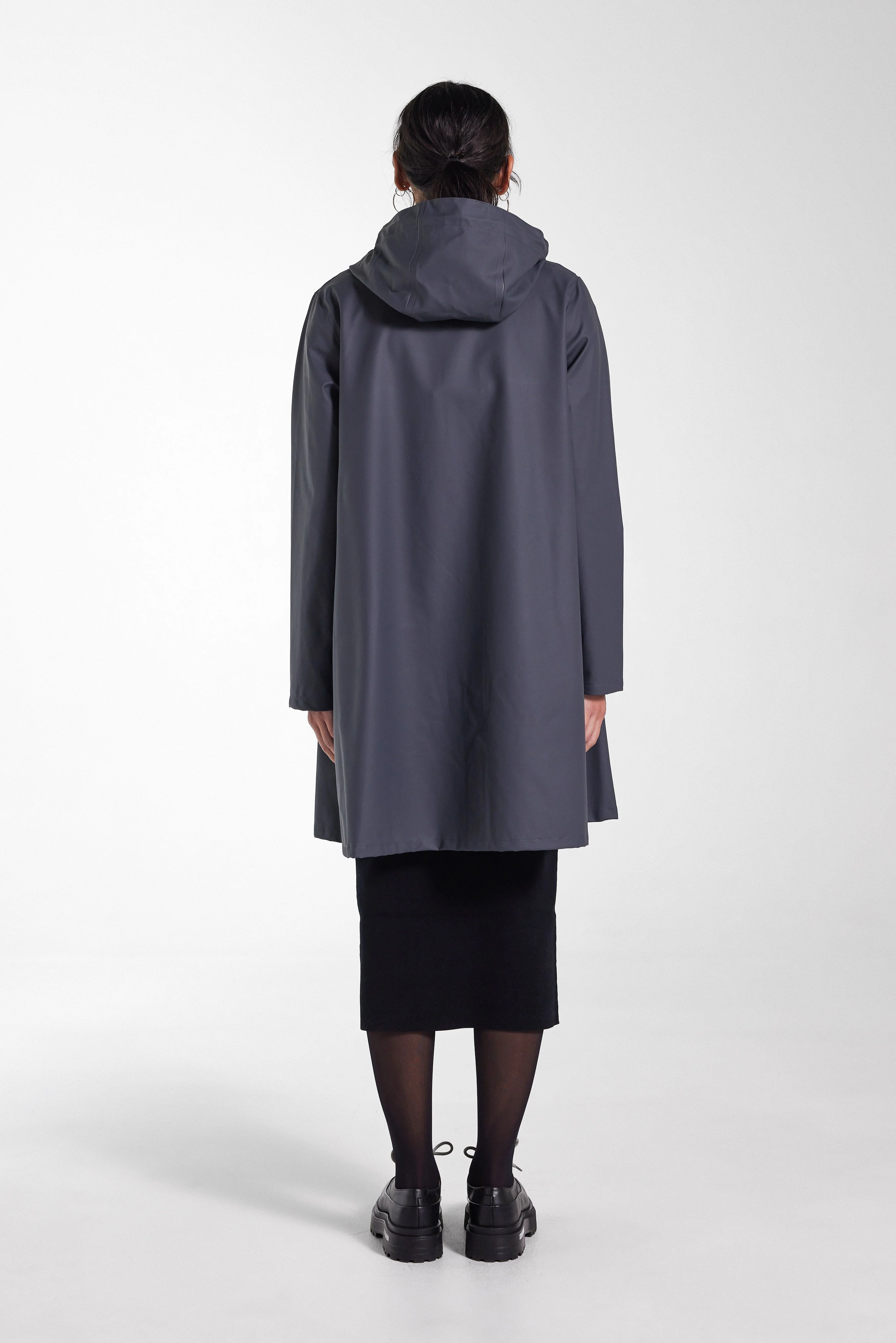 Mosebacke Lightweight Raincoat Charcoal - 1