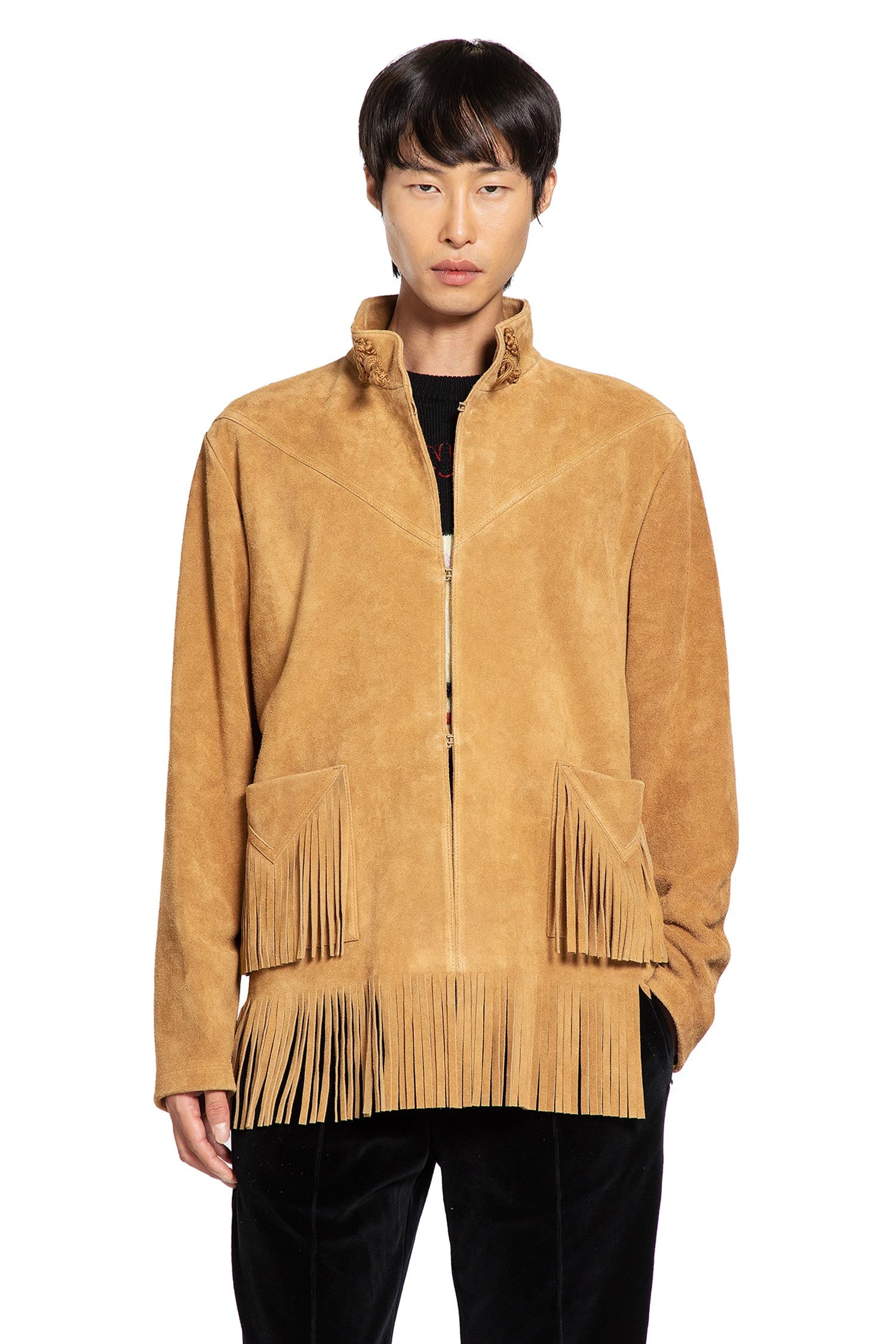 Fringed Suede Jacket - 7