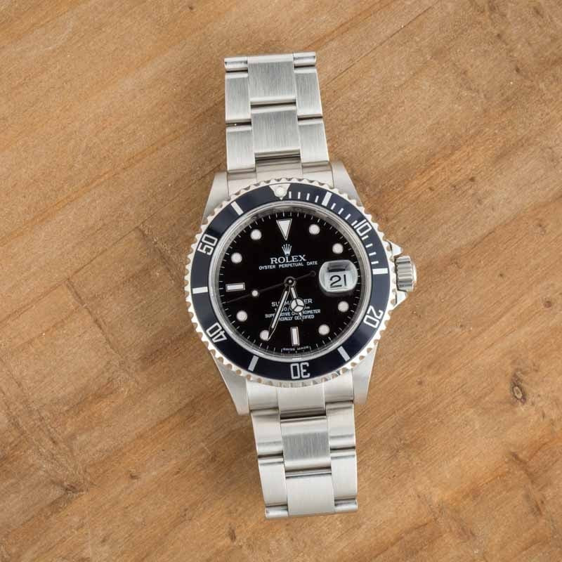 Rolex Submariner 16610T Black Bezel - 6