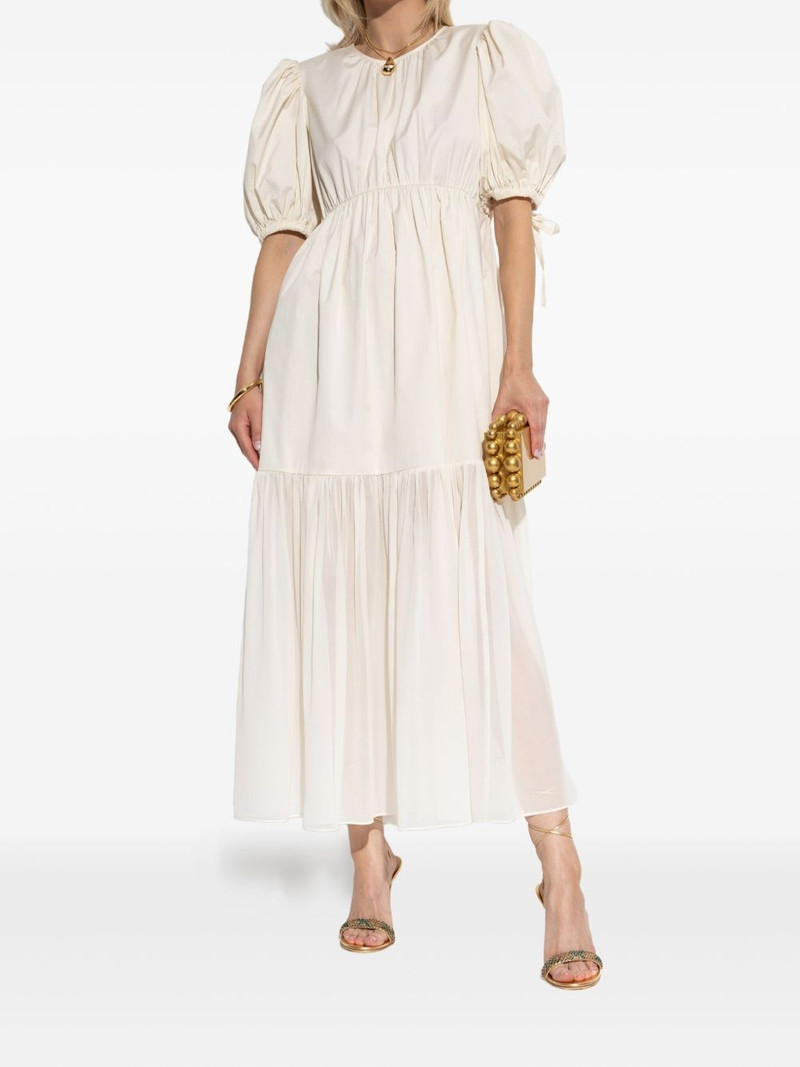 ULLA JOHNSON puff-sleeve midi dress outlook