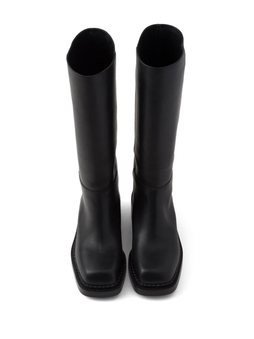 knee-high 55mm leather boots - 4