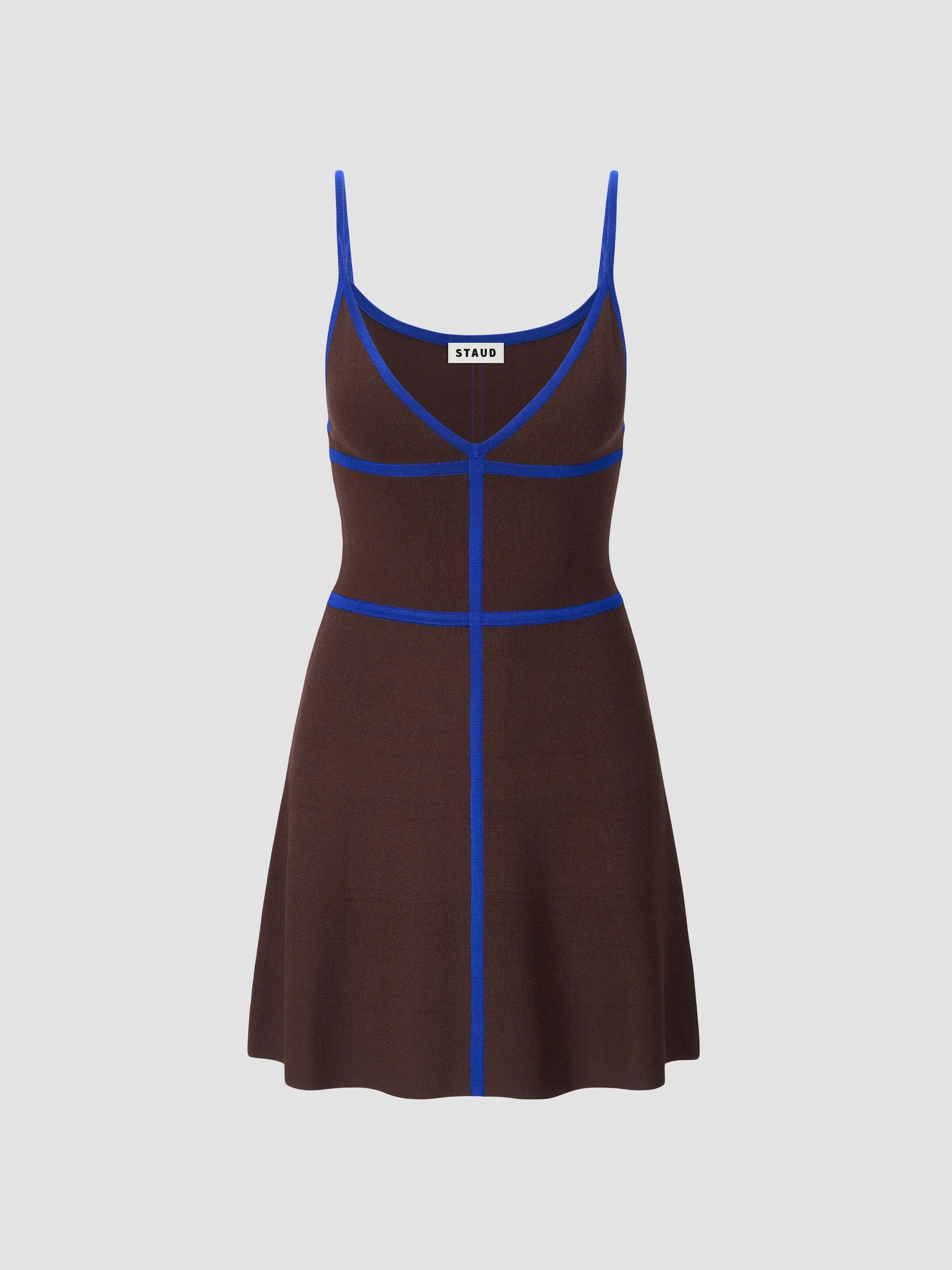 Women's Jaquelin Bonded Mini Dress - Espresso Cobalt - 1