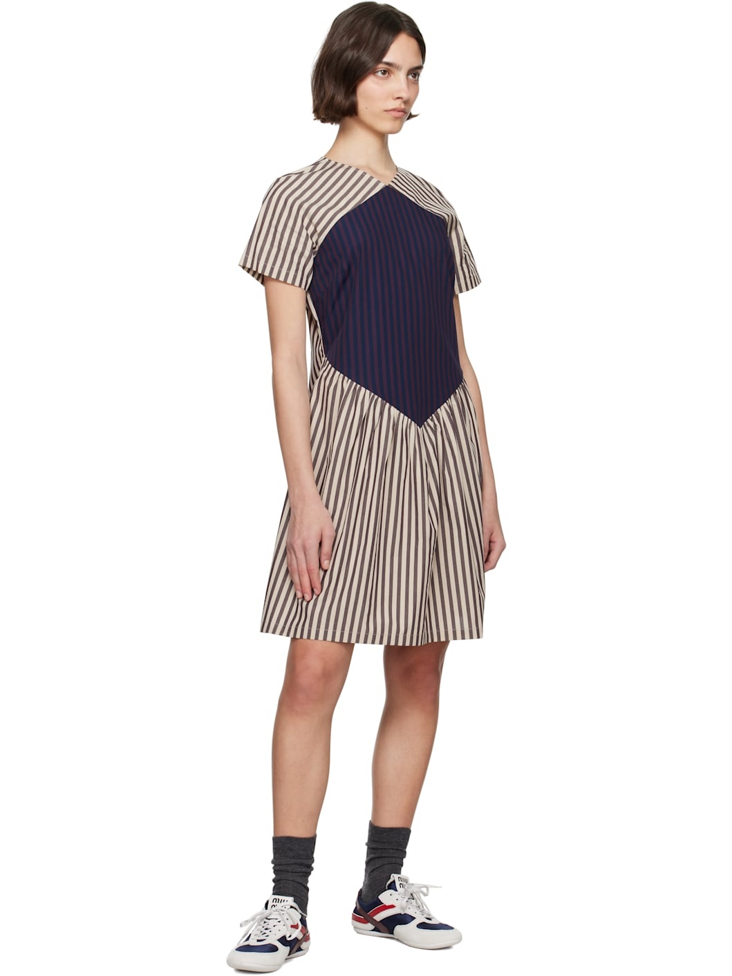Brown Ace Minidress - 4