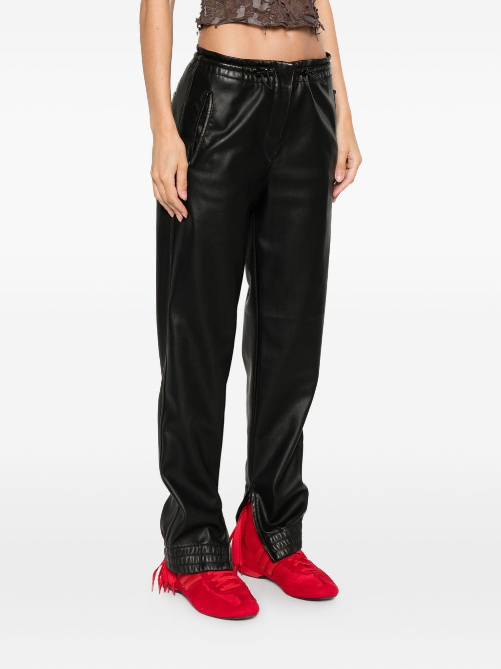 zip-cuffed trousers - 3