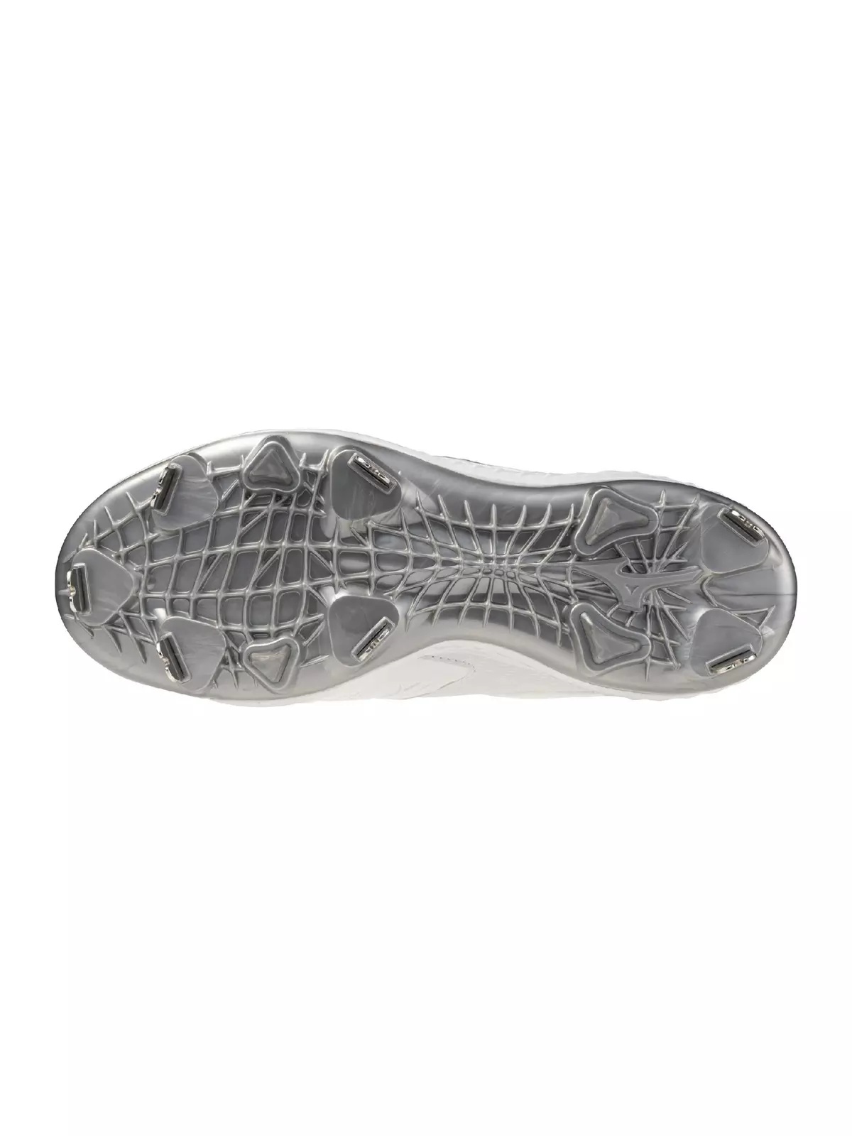 Pro FP Fastpitch "White/Silver" Women's Softball Cleat - 4