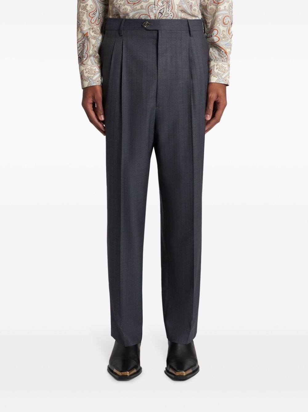 jacquard trousers - 3