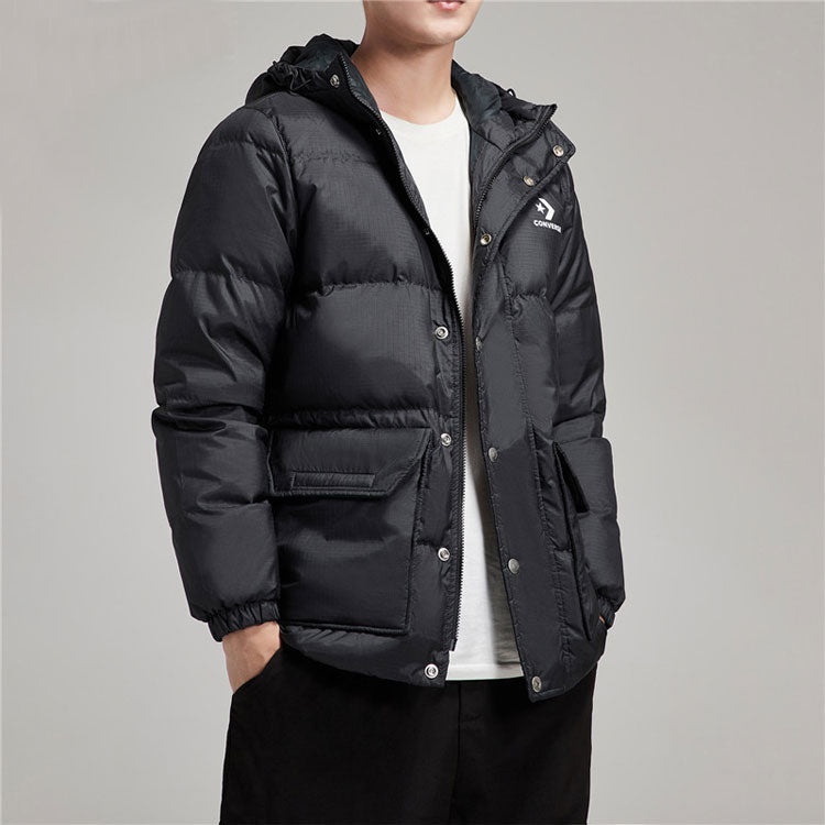 Converse Down Fill Puffer Jacket 'Black' 10006880-A01 - 7