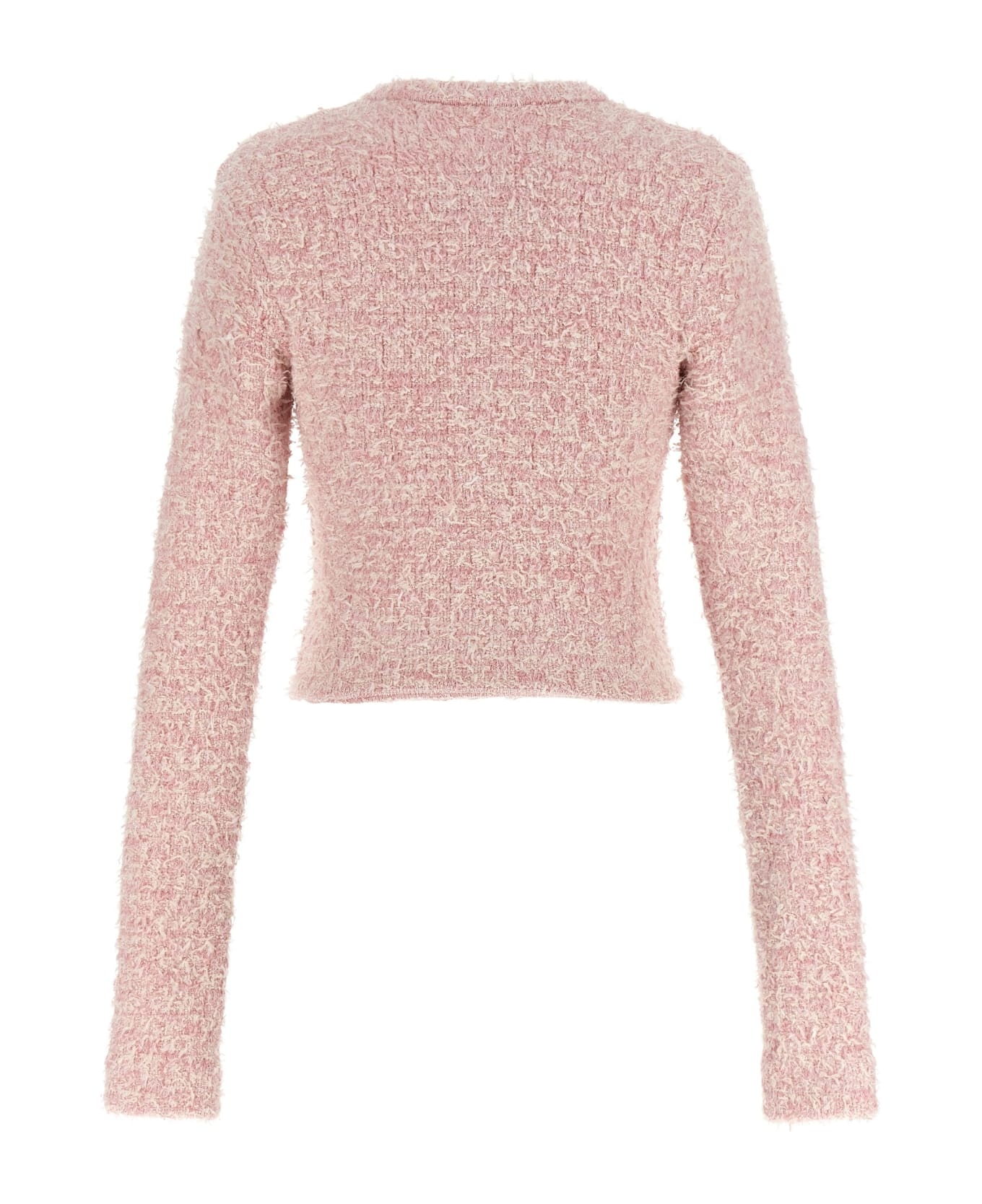 Cropped Tweed Cardigan - 2
