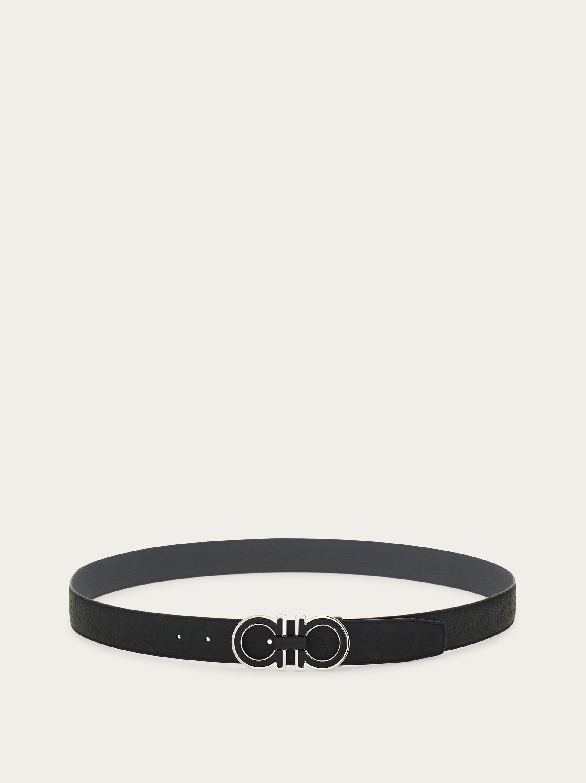 Reversible and adjustable Gancini belt - 3