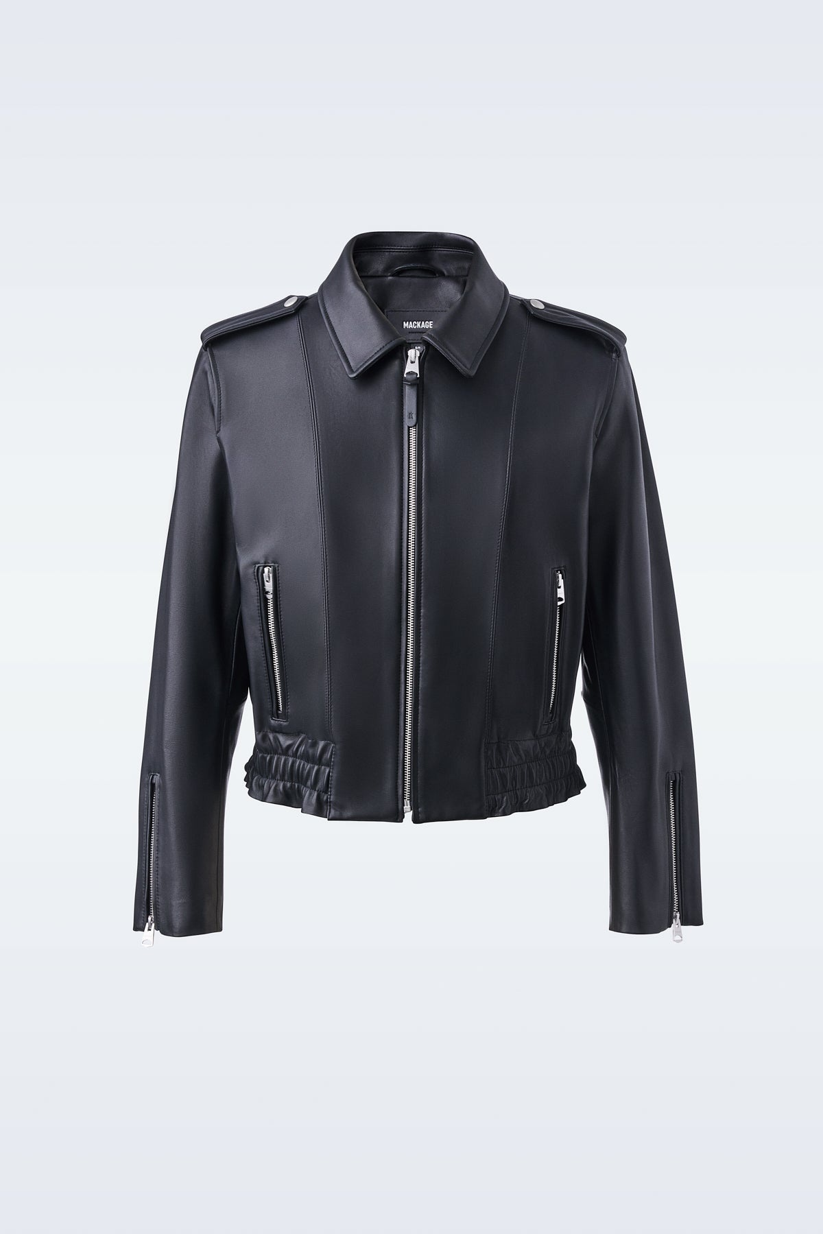 JOLENE Classic lamb leather jacket - 1