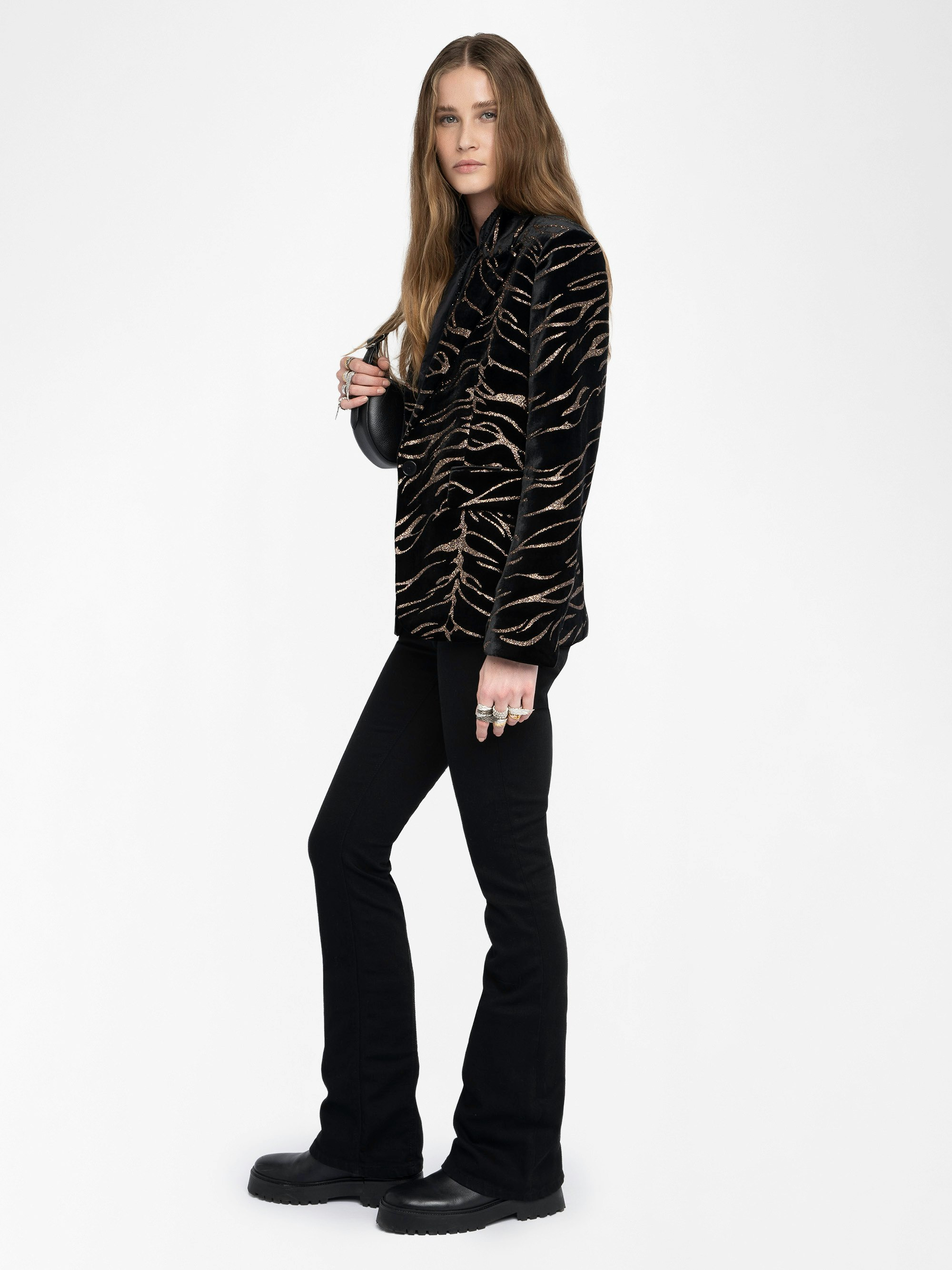 Vavy Velvet Blazer - 5