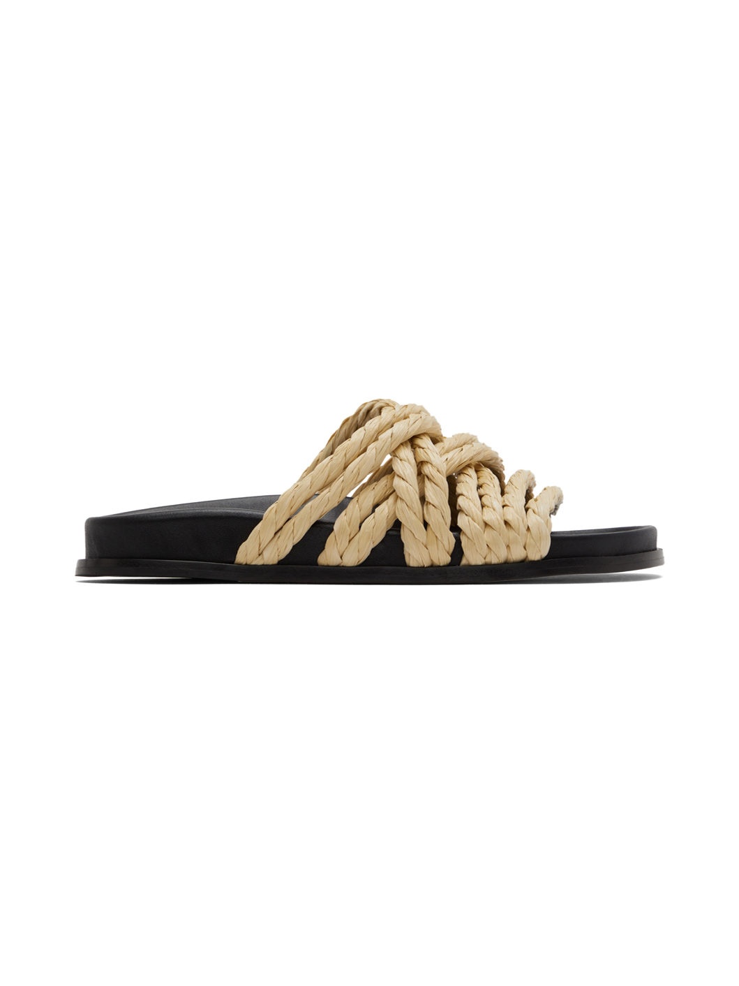Beige Evvie Flat Sandals - 1