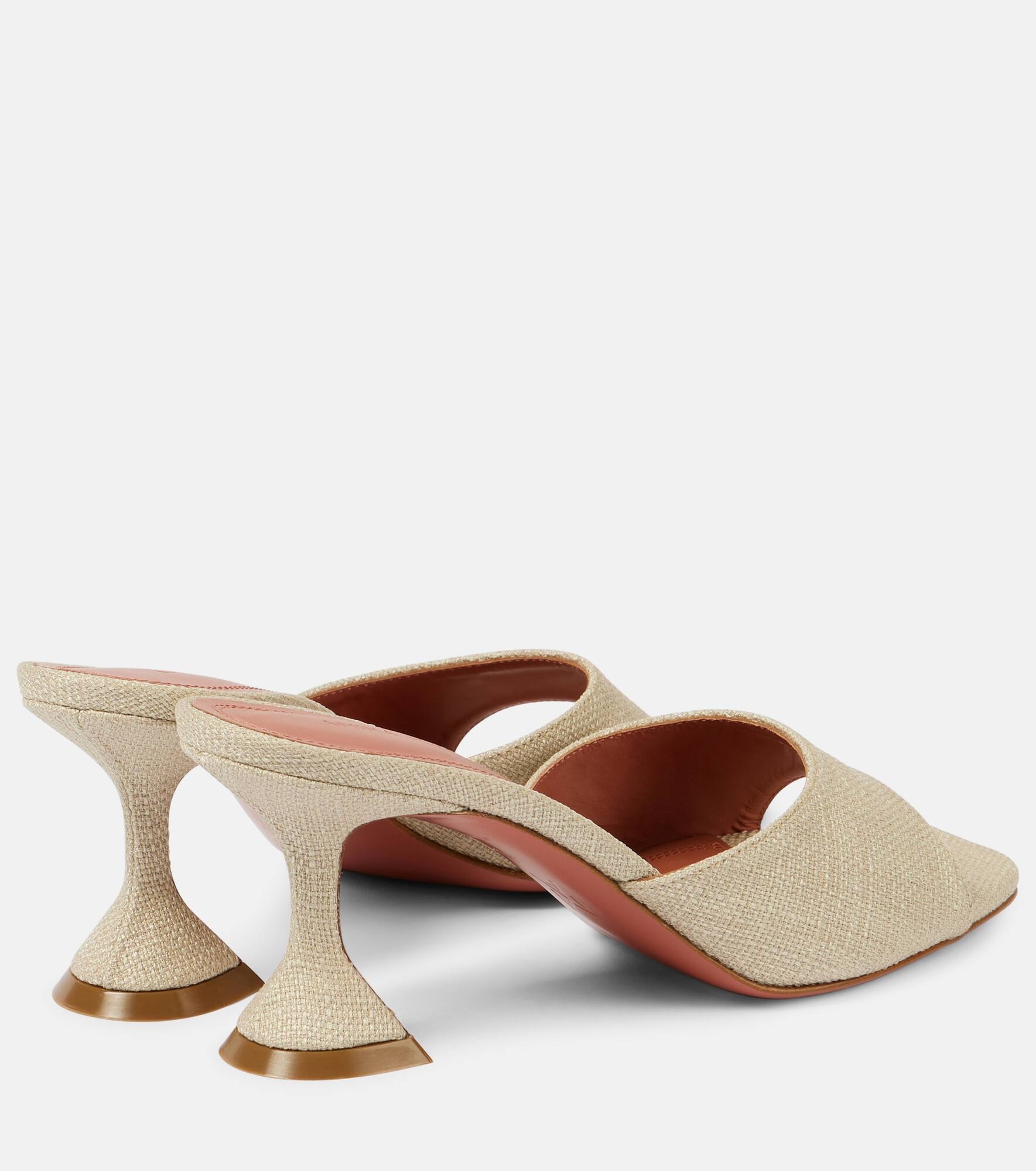 Lupita 70 canvas mules - 3