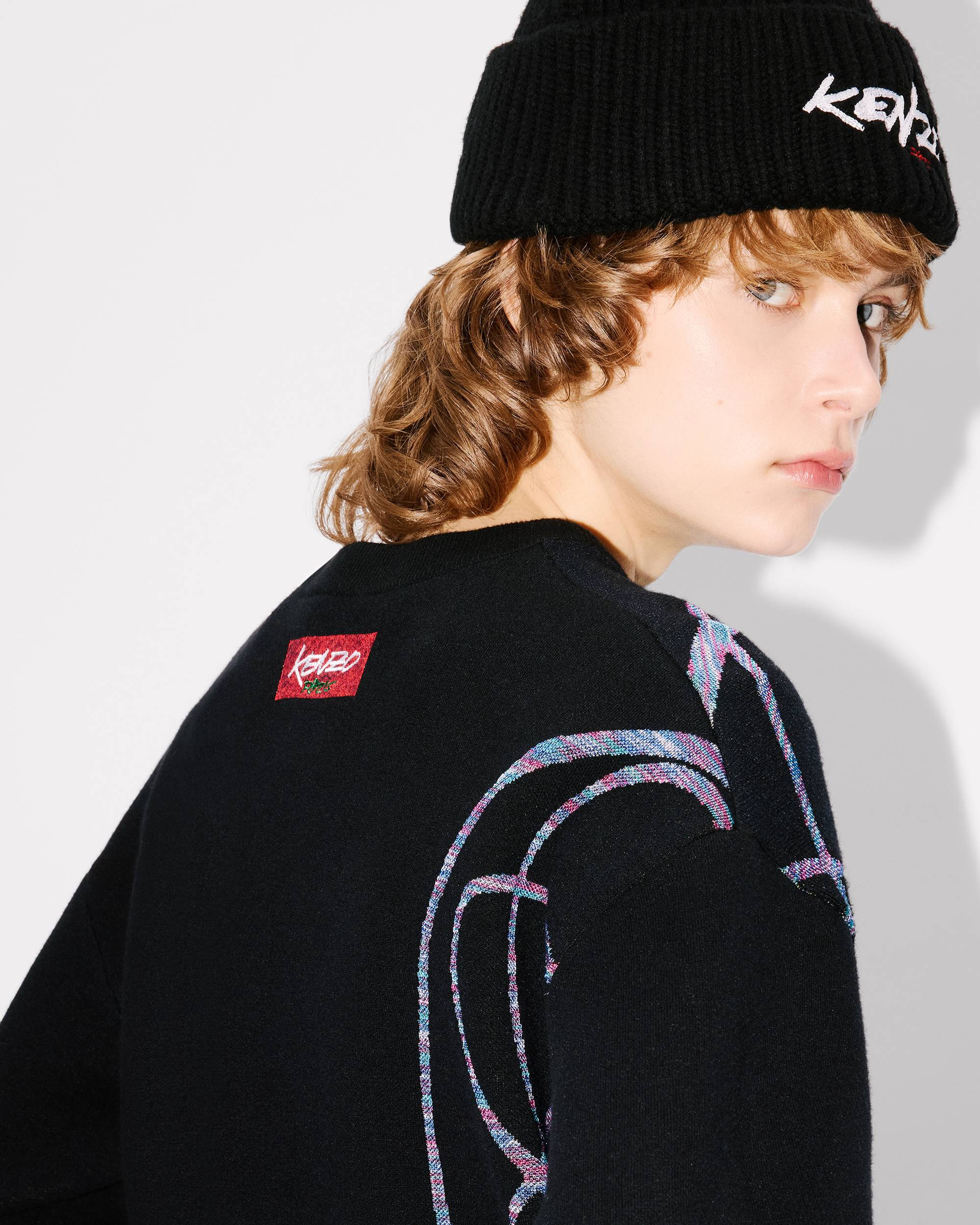 'Kenzo x Futura 2000' jumper in mixed cotton wool - 7