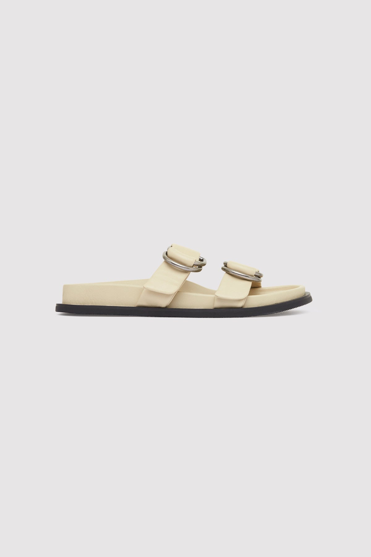 Ring Detail Slide - Ecru - 4