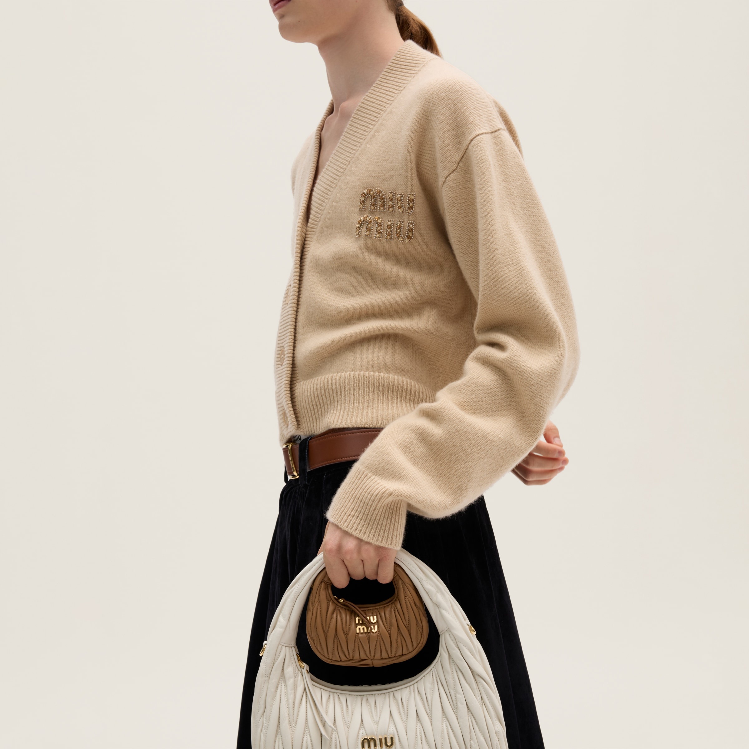 Embroidered cashmere cardigan - 6
