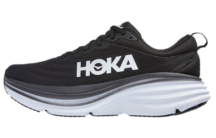 (WMNS) HOKA ONE ONE Bondi 8 'Black White' 1127952-BWHT - 2