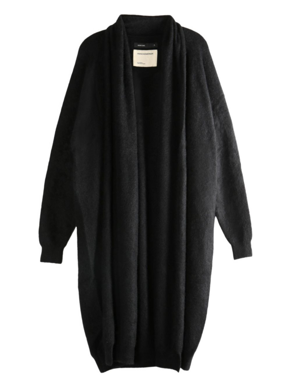 shawl-collar long cardigan - 1