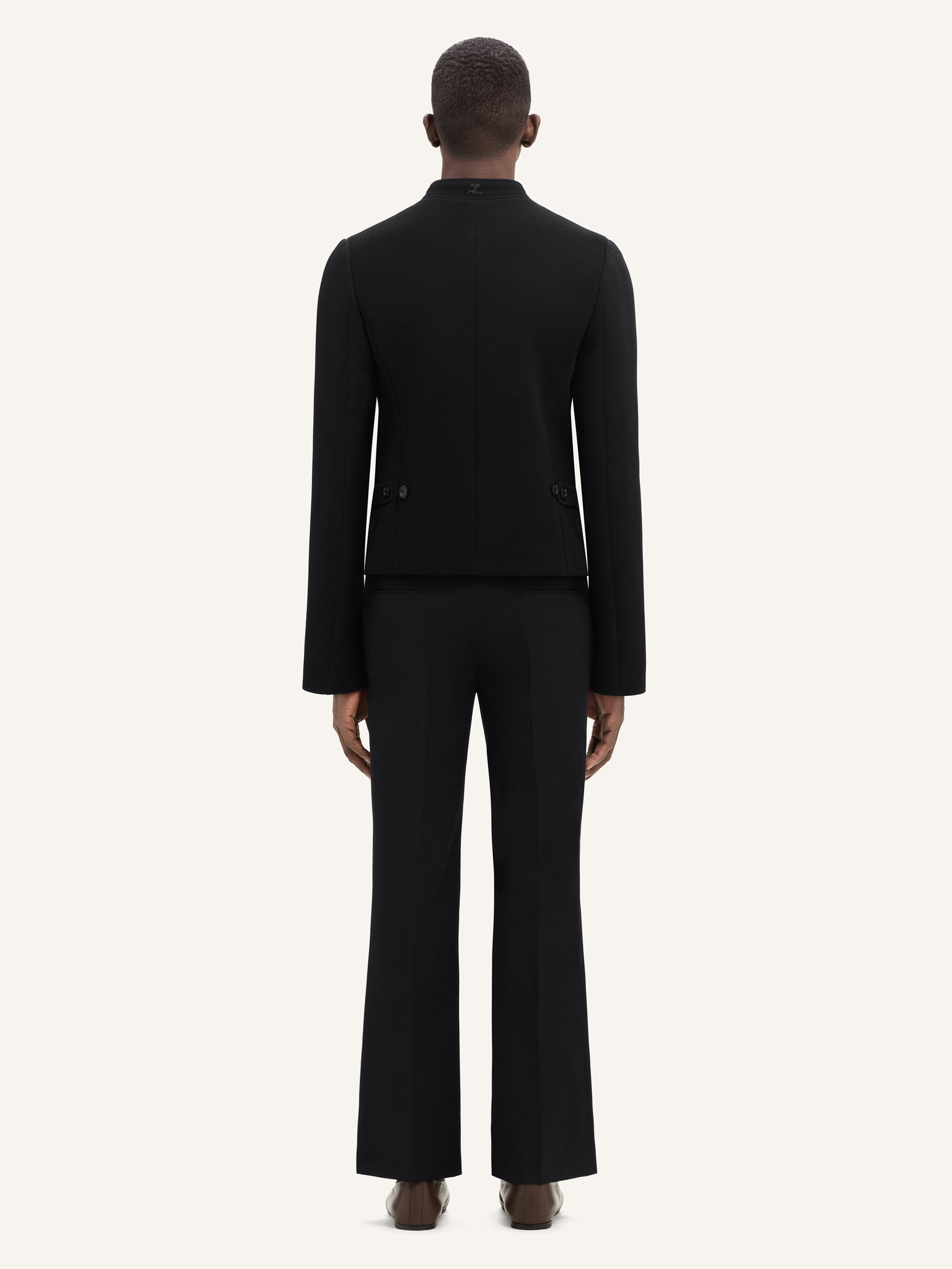 HERITAGE CREPE TAILORED JACKET - 4