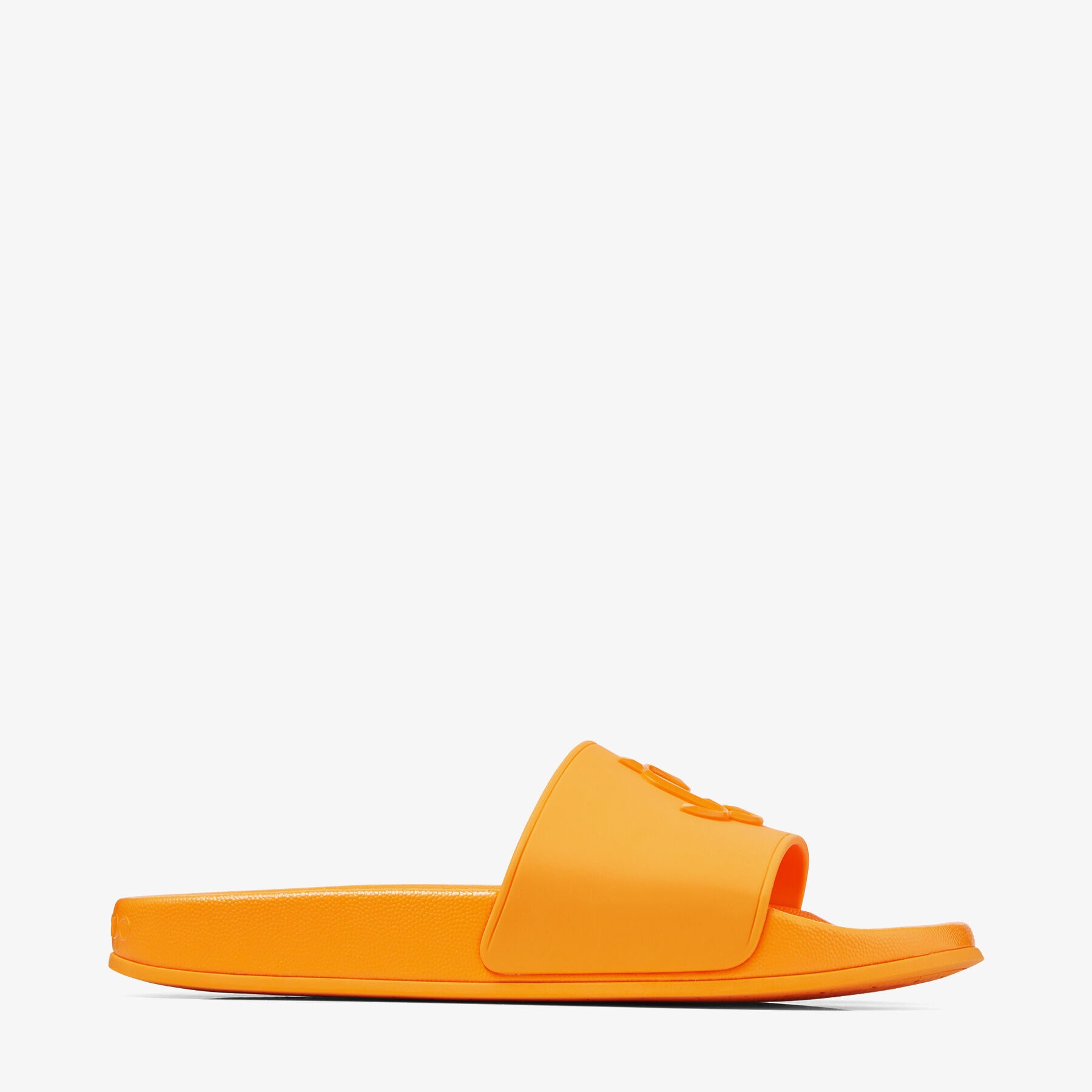 Port/F
Neon Orange Rubber Slides with JC Monogram - 1