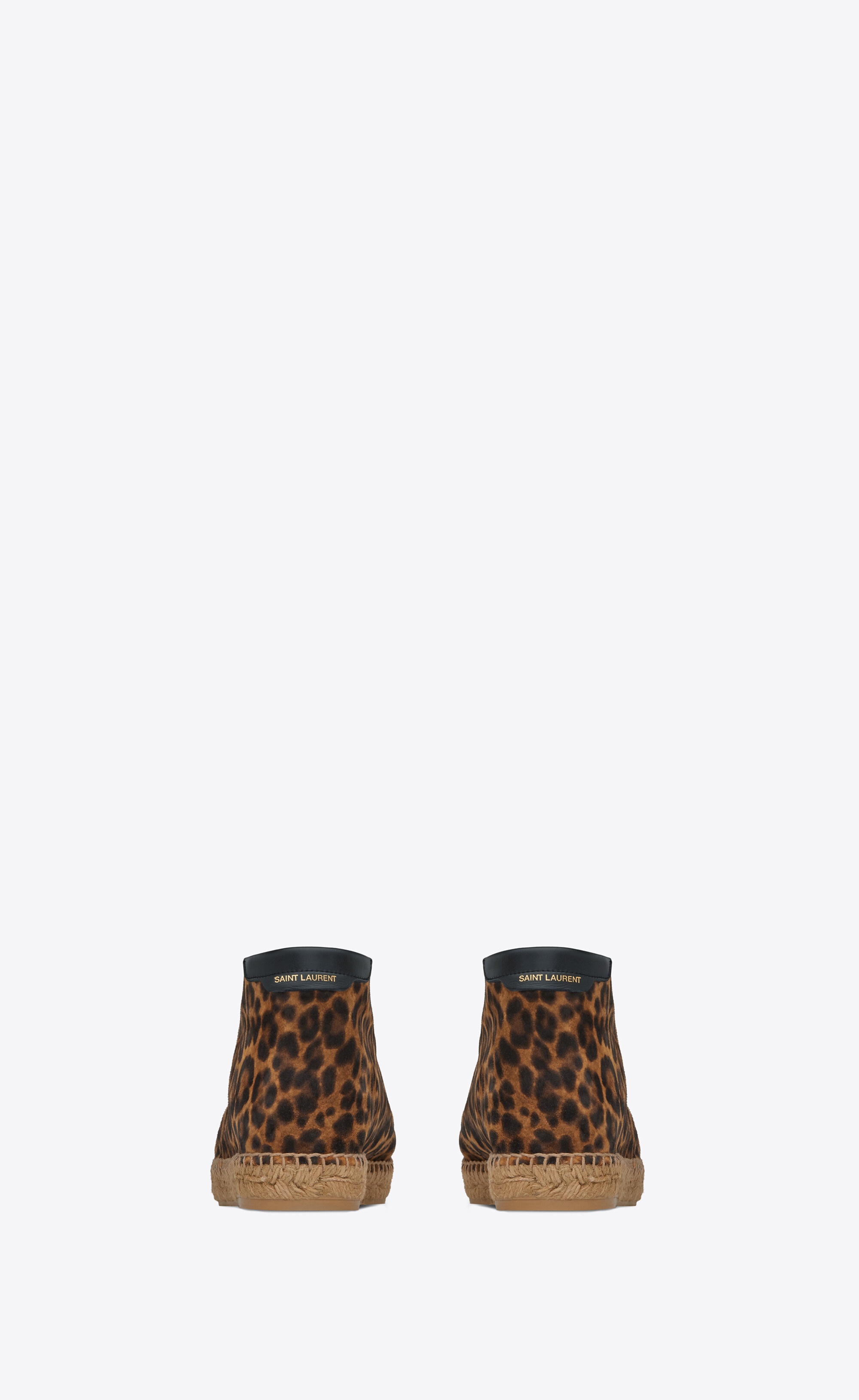 laced espadrilles in leopard-print suede - 3