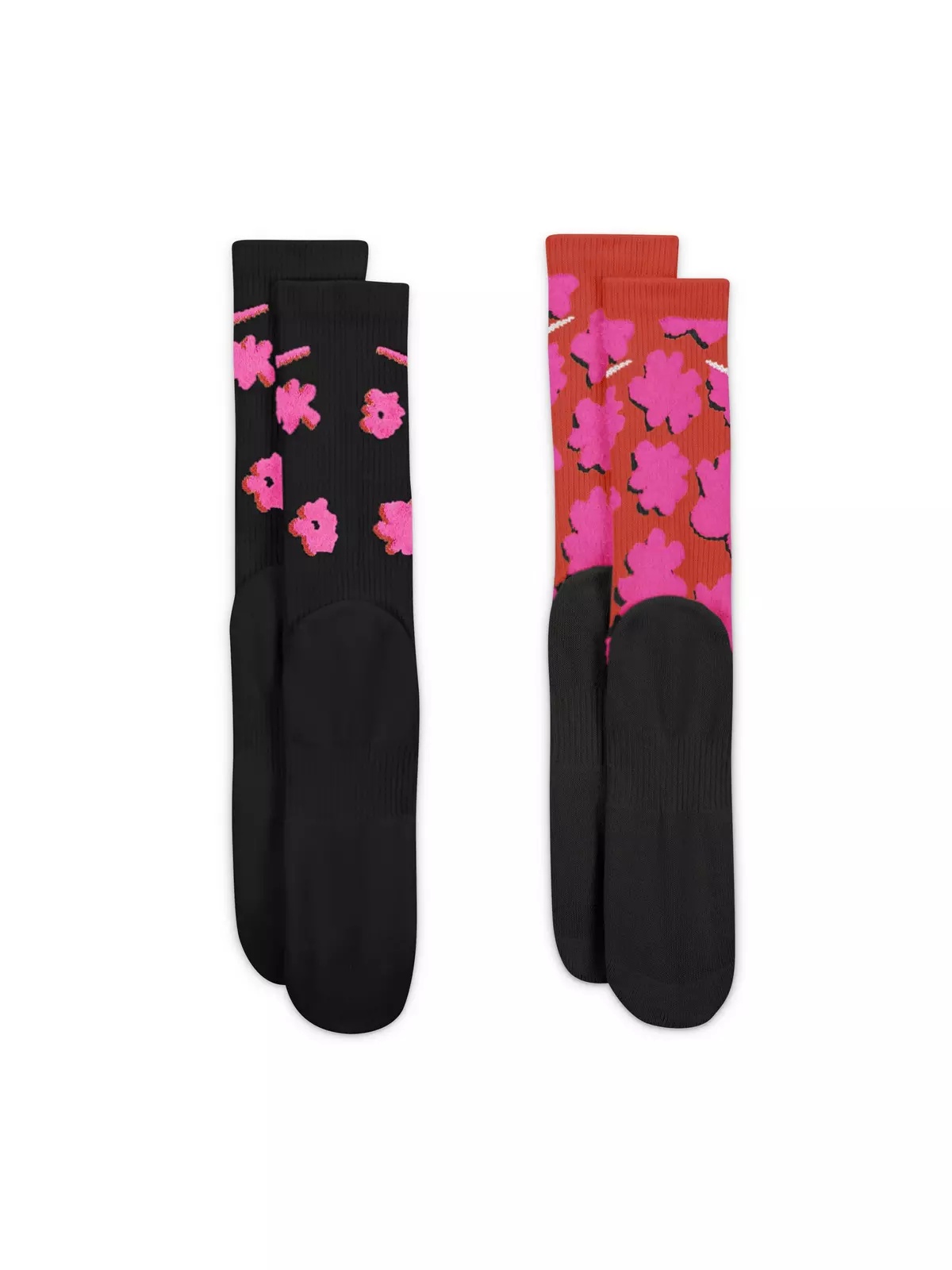 Everyday Plus 2-Pack Socks - Flower Black - 3