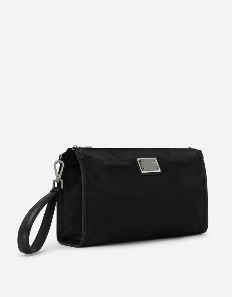 Dolce & Gabbana Nylon pouch with logo outlook