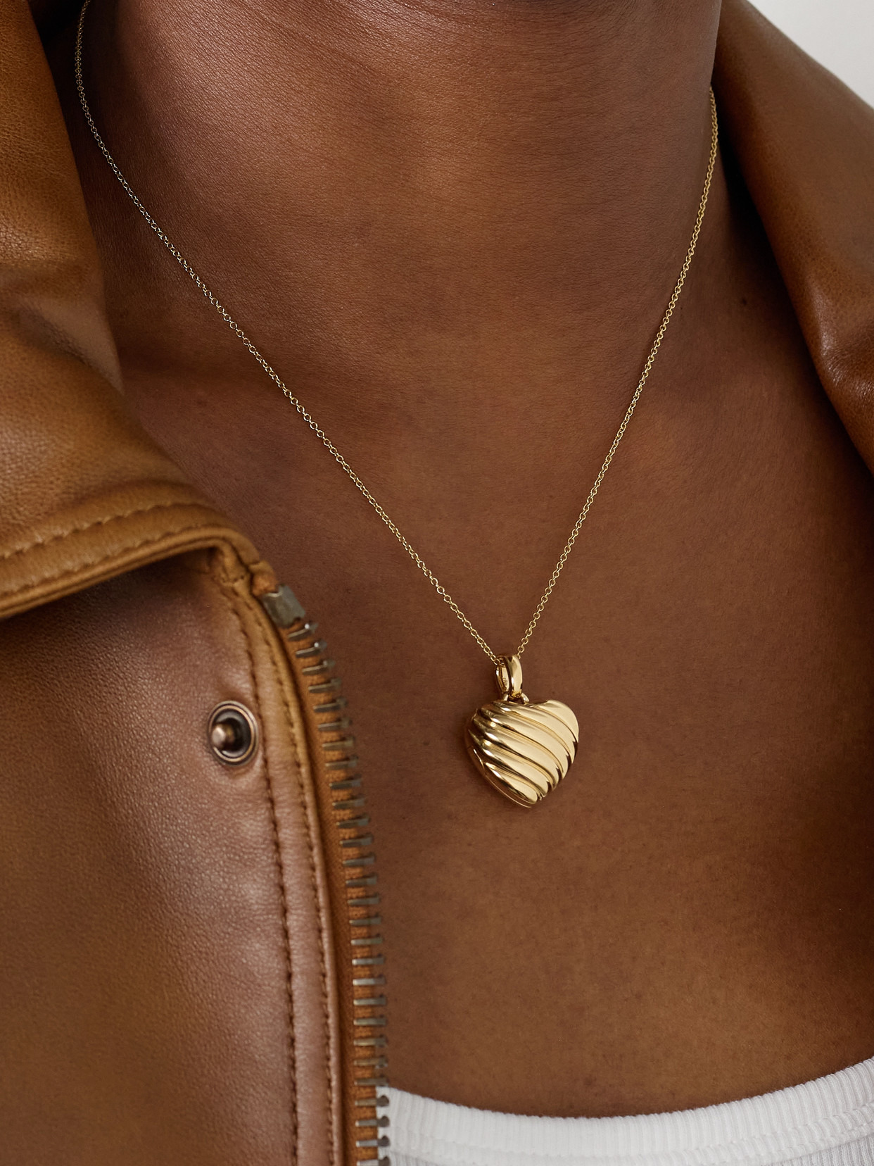 Amulets Sculpted Cable 18-karat Gold Pendant - 2