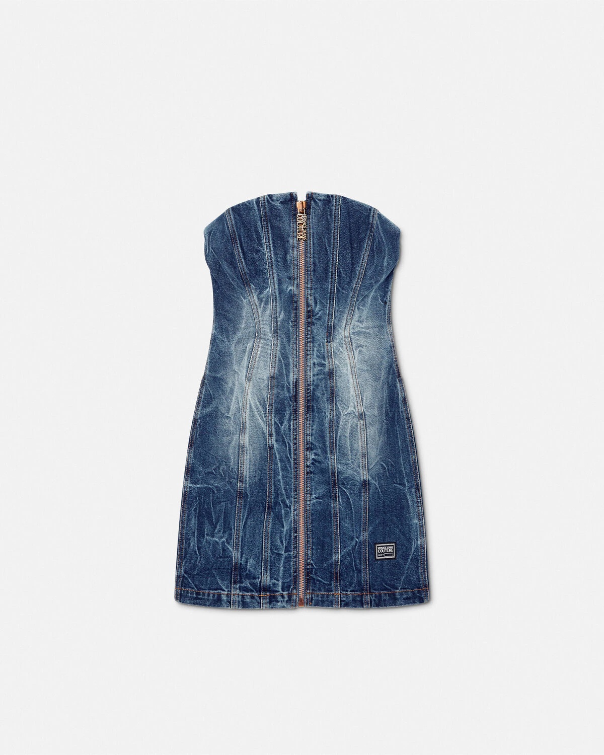 Denim Mini Dress - 1