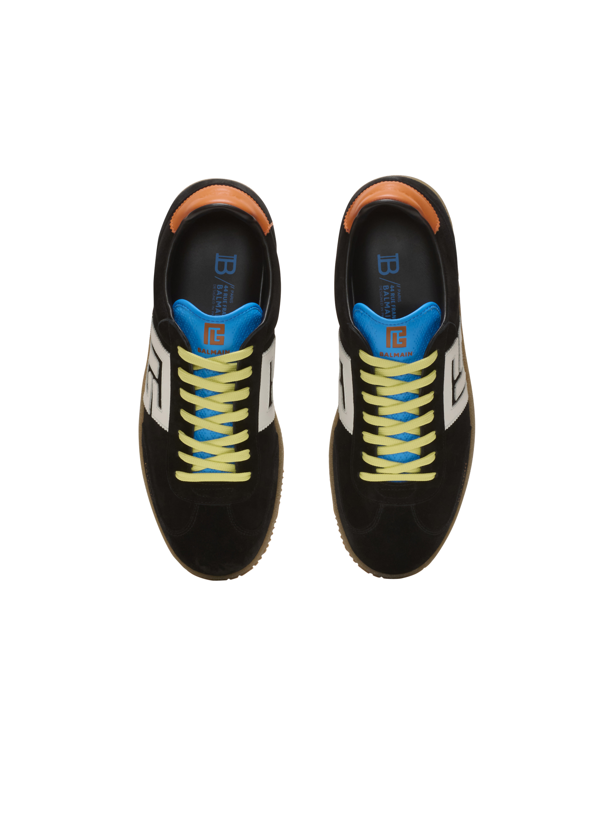 Swan sneakers in calfskin and suede - 3