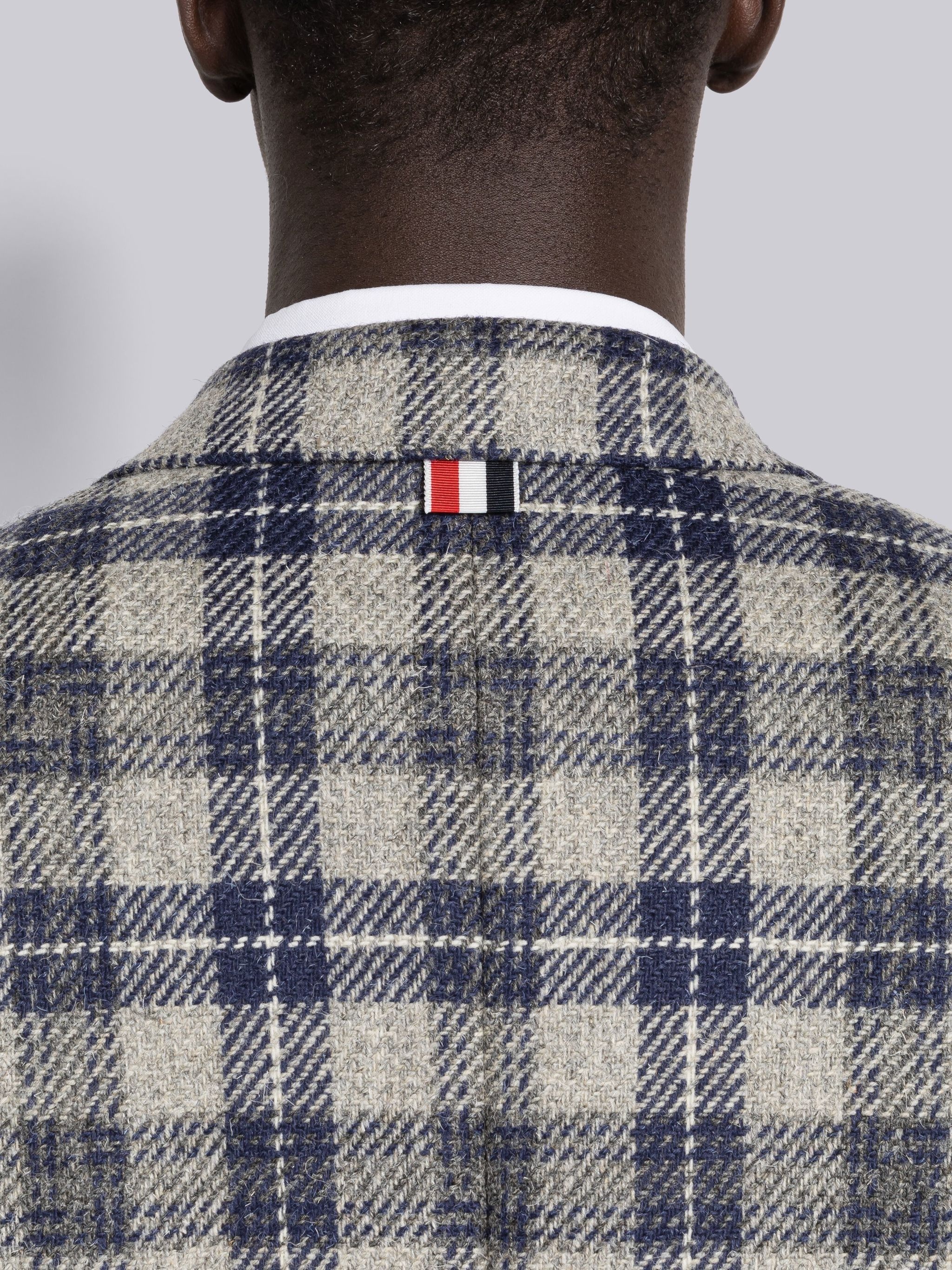 Tartan Check British Wool Single Vent Sport Coat - 5