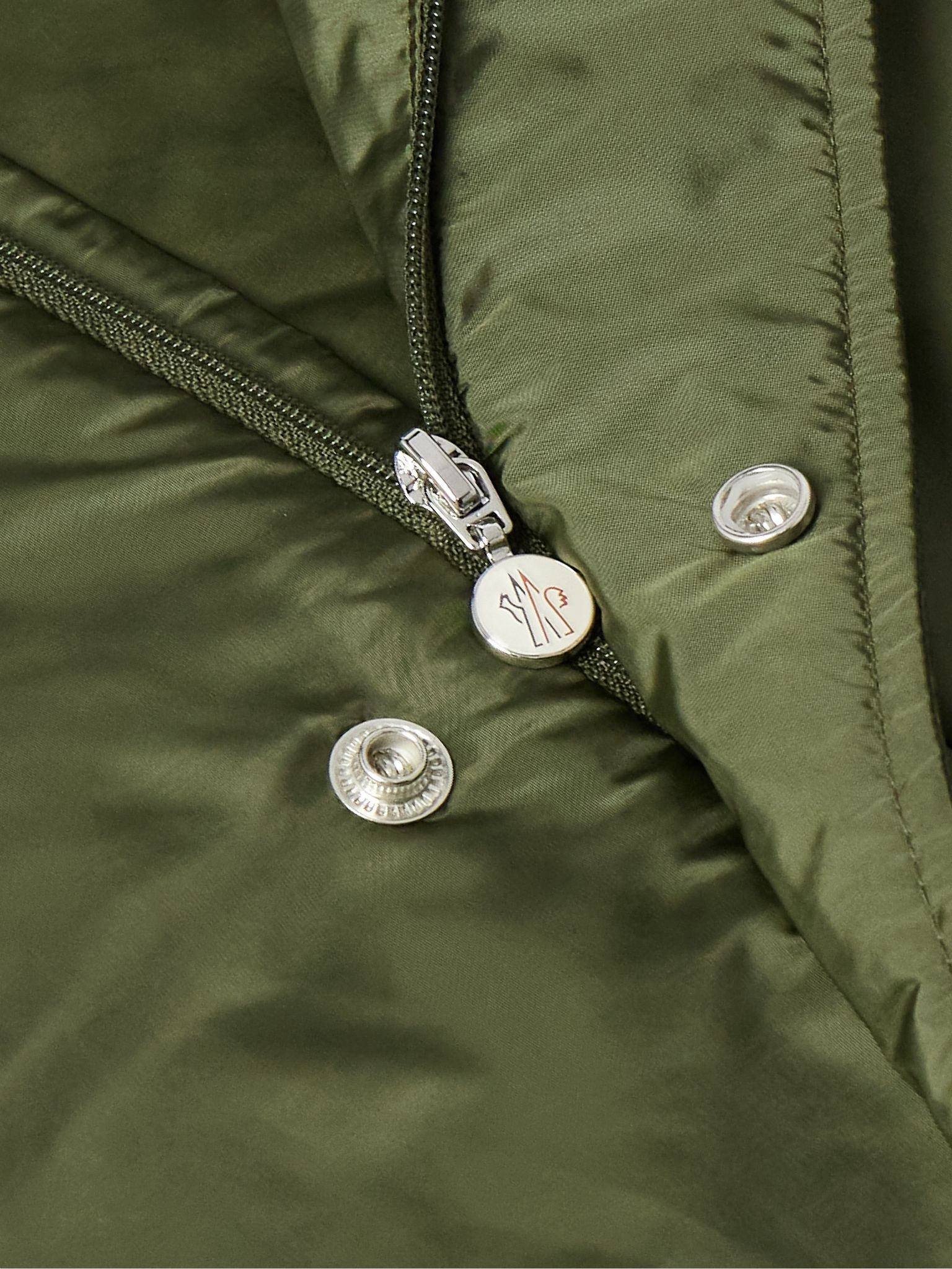 Montriond Logo-Appliquéd Nylon Jacket Green - 4