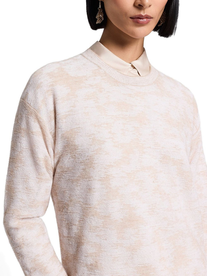 sequinned patterned sweater 4
